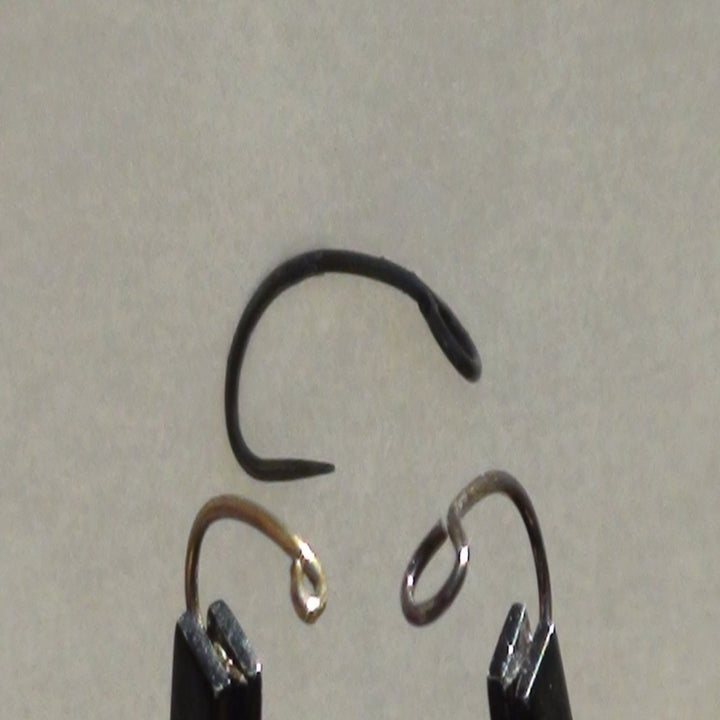 Curved Shank Nymph Hooks (per dozen)